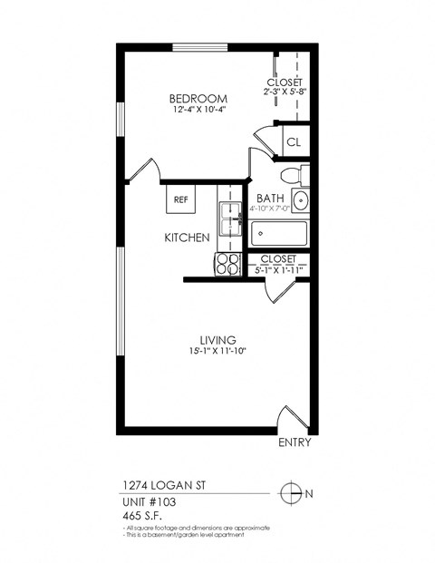 1274 Logan 1 Bedroom Apartments in Denver, CO